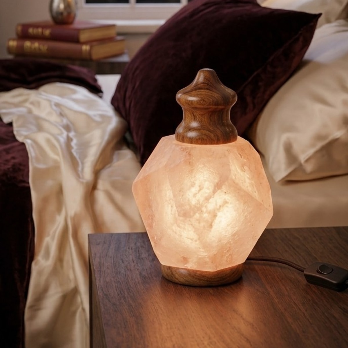 Himalayan Salt Lamp Lantern – USB, Multicolour & Warm White | SHOPIA